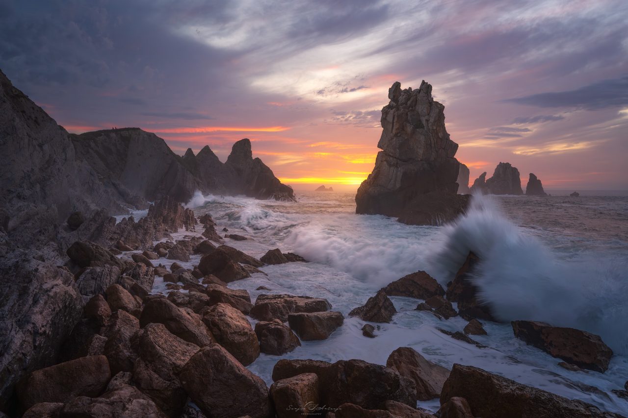 urros Liencres costa quebrada Cantabría fotografía de paisaje costa playa