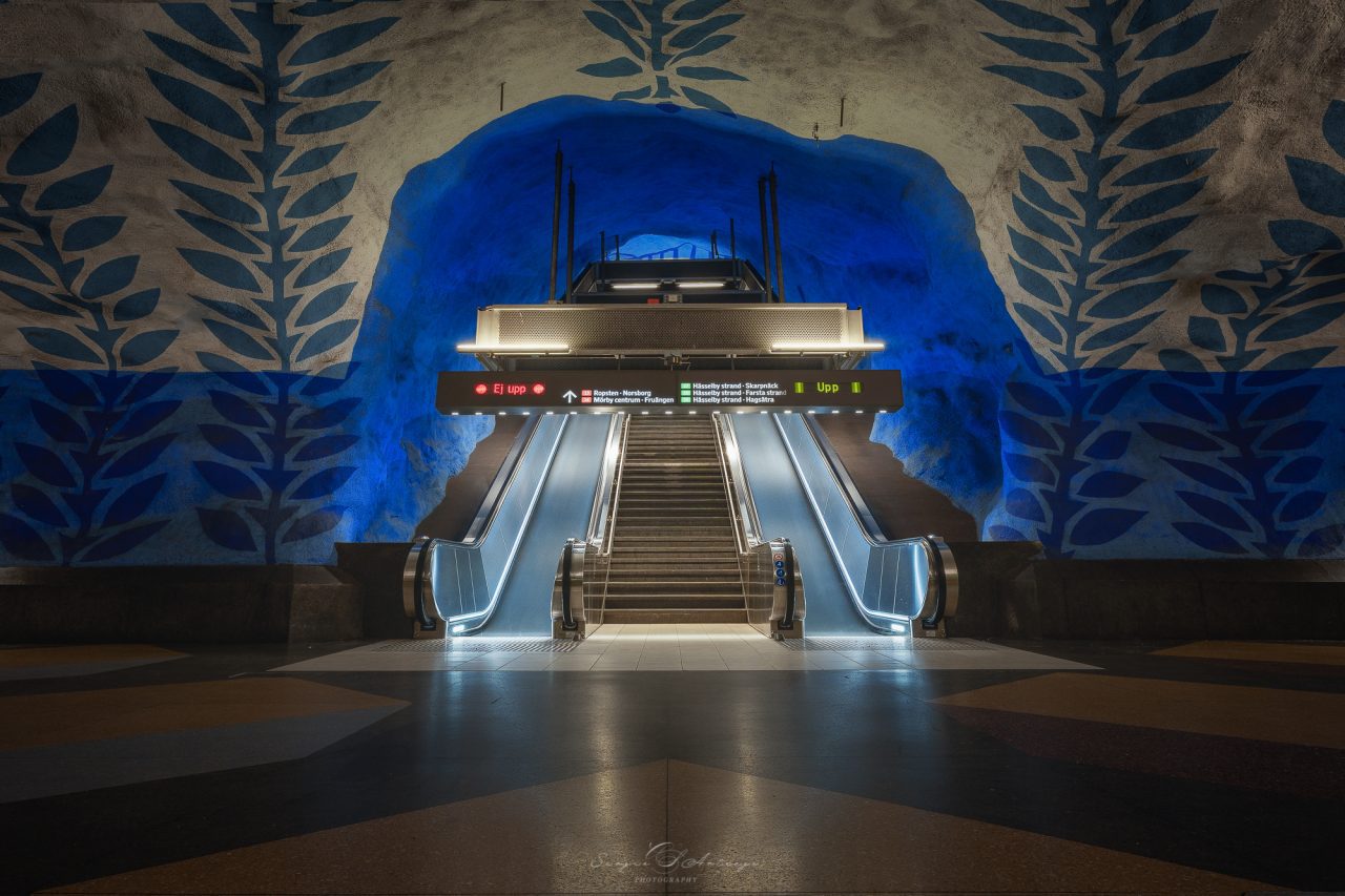 T-centralen metro estocolmo suecia